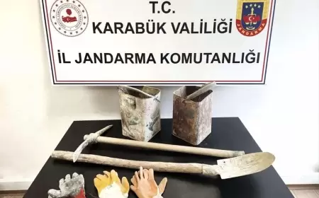 Karabük’te Ormanlık Alanda Kaçak Kazı Operasyonu