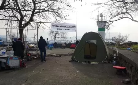 Kayıp Denizcilerin Aileleri Limanda Çadır Kurdu