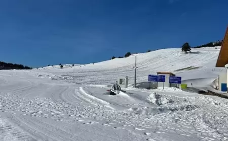Keltepe Kayak Merkezi'nde Kar Keyfi Başlıyor