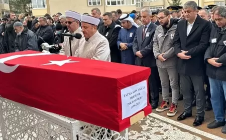 Fransa’da Görevli Polis Memuru Karabük’te Son Yolculuğuna Uğurlandı