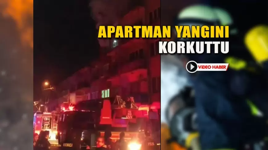 Karabük’te Apartman Yangını Korkuttu