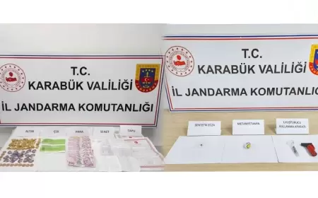 Karabük’te Uyuşturucu ve Tefecilik Operasyonları