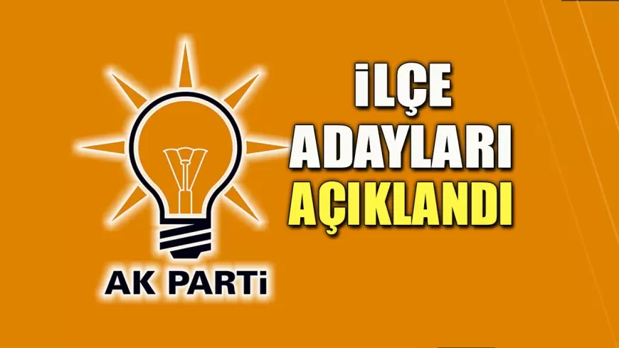 AK Parti Karabük’te İlçe Belediye Başkan Adaylarını Açıkladı