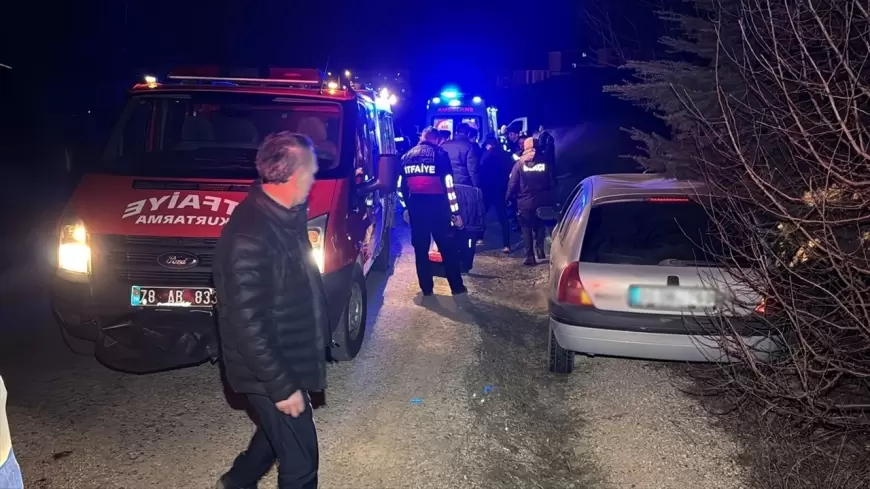 Karabük’te Devrilen Otomobilin Sürücüsü Hastaneye Kaldırıldı