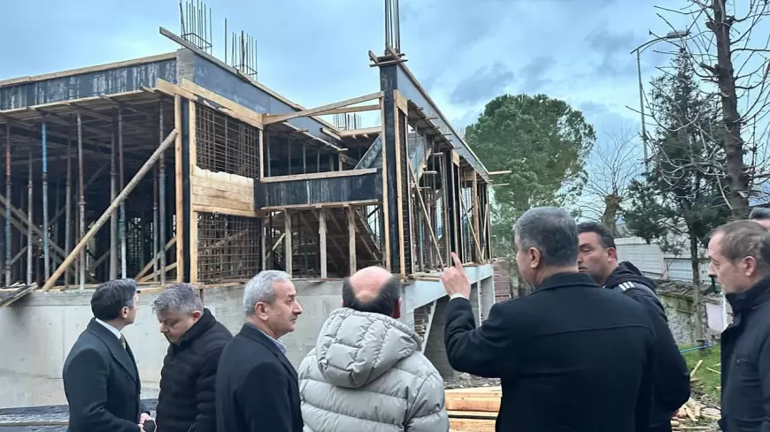 Karabük Valisi Yavuz, Demir Çelik Anadolu Lisesi İnşaatını İnceledi