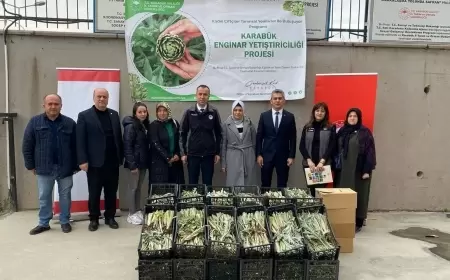 KARABÜK'TE KADIN ÇİFTÇİLER İÇİN ENGİNAR YETİŞTİRİCİLİĞİ PROJESİ HAYATA GEÇİRİLDİ