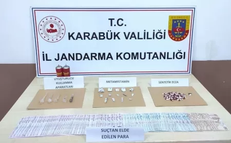 KARABÜK'TE UYUŞTURUCU OPERASYONUNDA 2 KİŞİ GÖZALTINA ALINDI