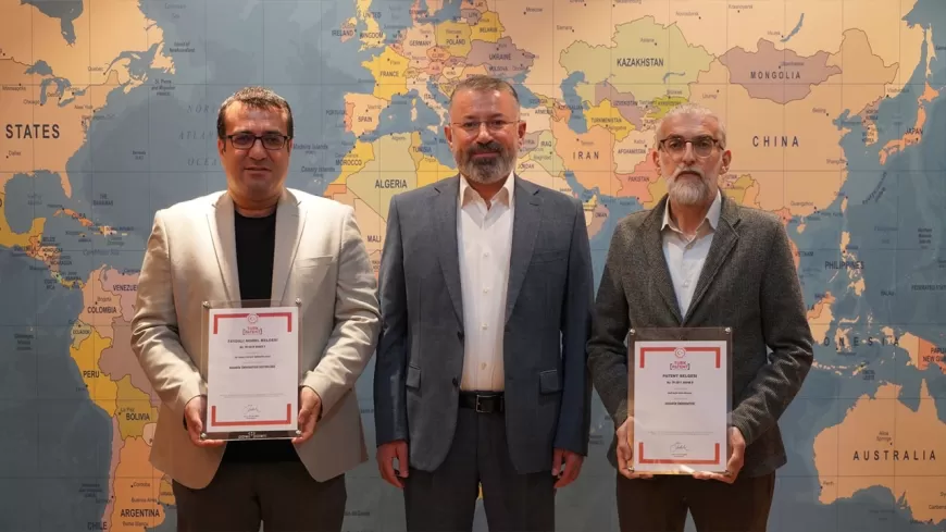 KARABÜK ÜNİVERSİTESİ'NDE İNOVASYON BAŞARISI: AKADEMİSYENLERE PATENT BELGELERİ TAKDİM EDİLDİ