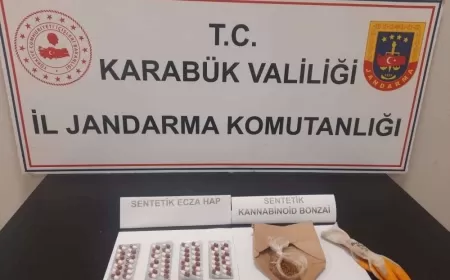KARABÜK'TE UYUŞTURUCU OPERASYONUNDA 1 KİŞİ GÖZALTINA ALINDI