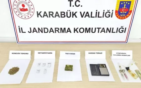 KARABÜK ESKİPAZAR'DA JANDARMANIN UYUŞTURUCU OPERASYONU: BİR ŞÜPHELİ SERBEST BIRAKILDI