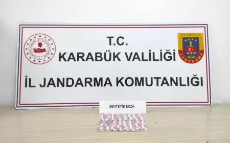 KARABÜK'TE 107 UYUŞTURUCU HAP ELE GEÇİRİLDİ
