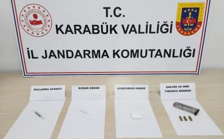 KARABÜK'TE UYUŞTURUCU OPERASYONU: 2 KİŞİ GÖZALTINDA