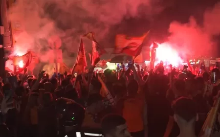 GALATASARAY'IN ŞAMPİYONLUĞU KARABÜK'TE COŞKUYLA KUTLANDI