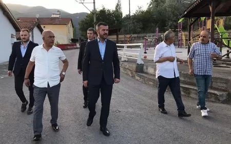 BAŞKAN ÇETİNKAYA ADATEPE MAHALLESİNDE SORUNLARI YERİNDE İNCELEDİ