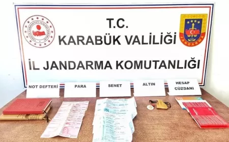KARABÜK'TE TEFECİ OPERASYONU: 1 KİŞİ YAKALANDI