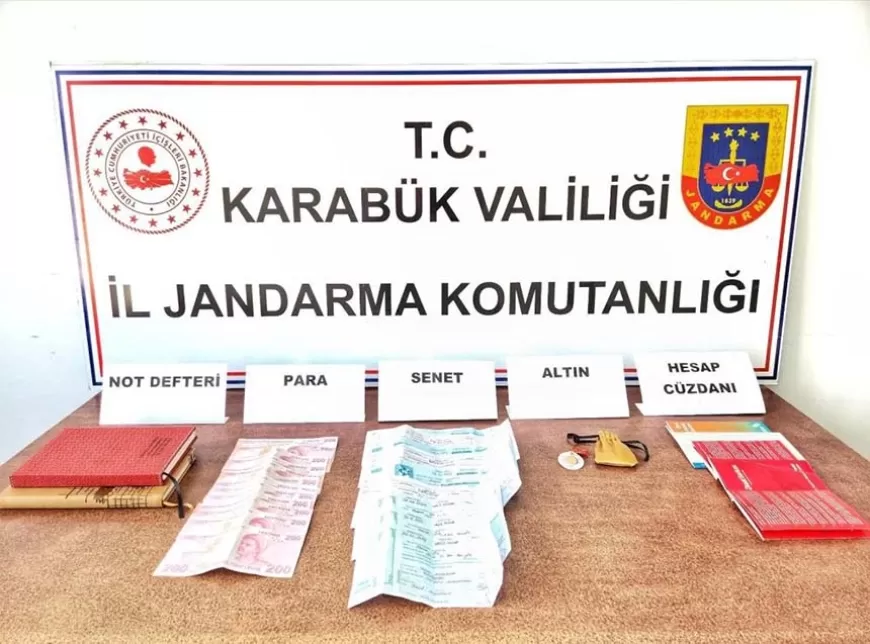KARABÜK'TE TEFECİ OPERASYONU: 1 KİŞİ YAKALANDI