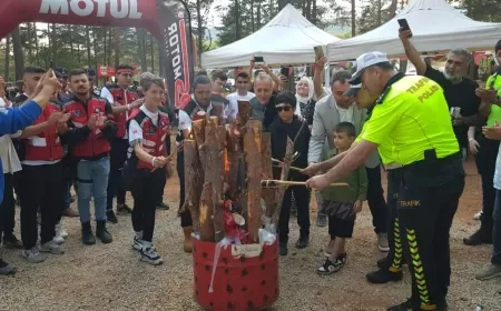 SAFRANBOLU'DA MOTORCU ŞÖLENI: 1. KASK KAFALILAR FESTİVALİ BAŞLADI