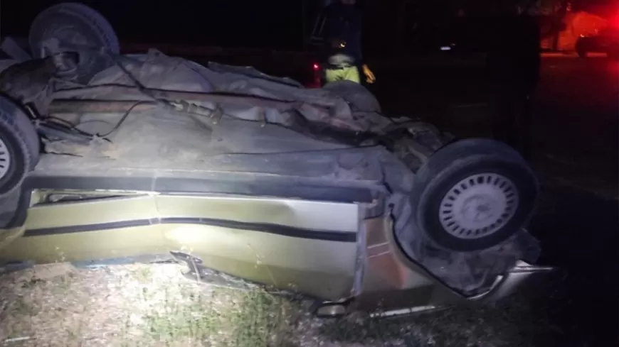 KARABÜK'TE FECİ KAZA: OTOMOBİL TAKLA ATTI, 5 YARALI