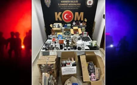 KARABÜK'TE KAÇAKÇILIK OPERASYONU: ÇOK SAYIDA CASUS KAMERA ELE GEÇİRİLDİ
