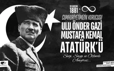 BAŞKAN ELİF KÖSE'DEN 10 KASIM'DA ANLAMLI ATATÜRK MESAJI