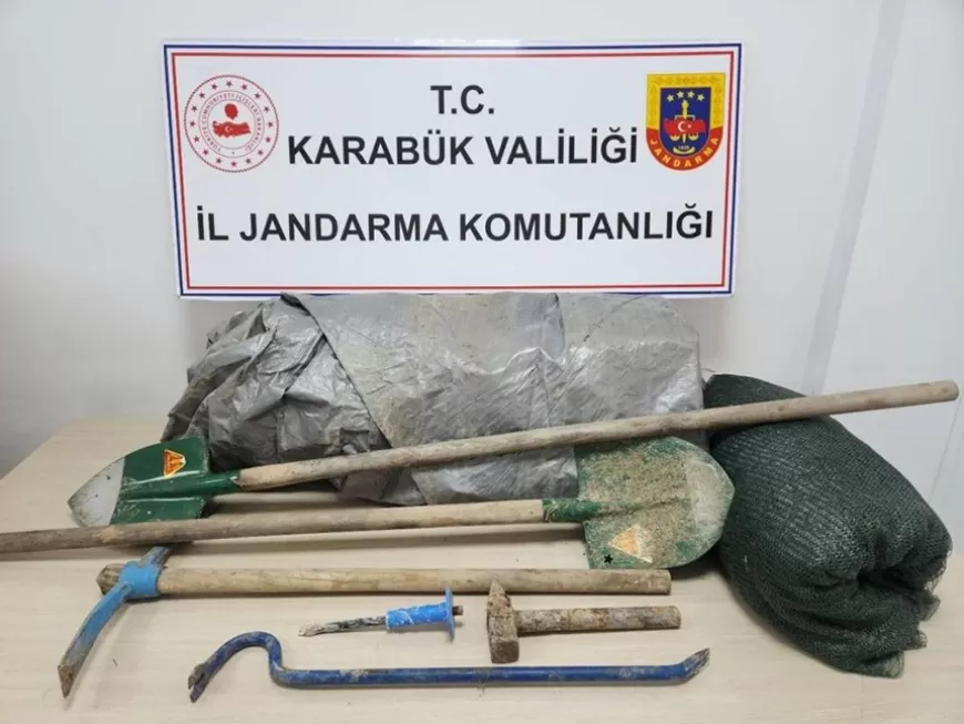 OVACIK'TA KAÇAK KAZIYA SUÇÜSTÜ: 1 ŞÜPHELİ GÖZALTINDA