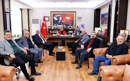 KGİD YENİ YÖNETİMİNDEN BAŞKAN ELİF KÖSE'YE ZİYARET