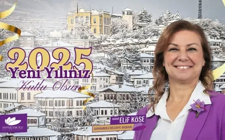 SAFRANBOLU BELEDİYE BAŞKANI ELİF KÖSE'DEN YENİ YIL MESAJI