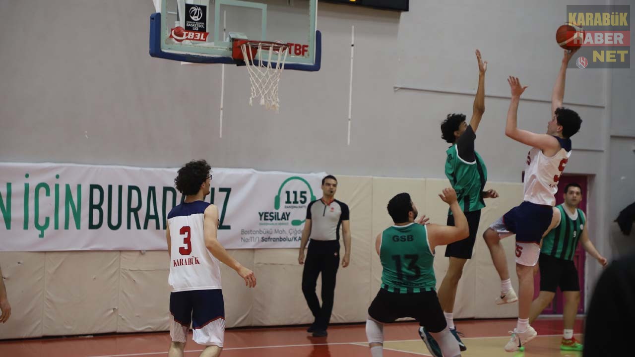 KARABÜK’TE KYGM BASKETBOL HEYECANI SÜRÜYOR