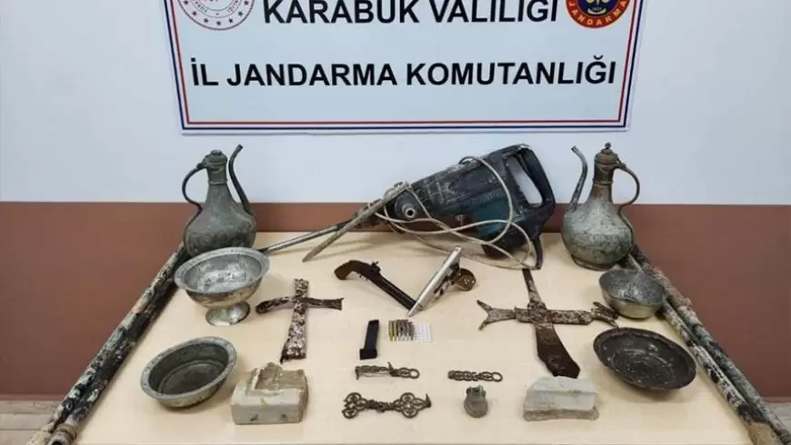 Safranbolu'da Osmanlı Dönemine Ait Tarihi Eserler Ele Geçirildi