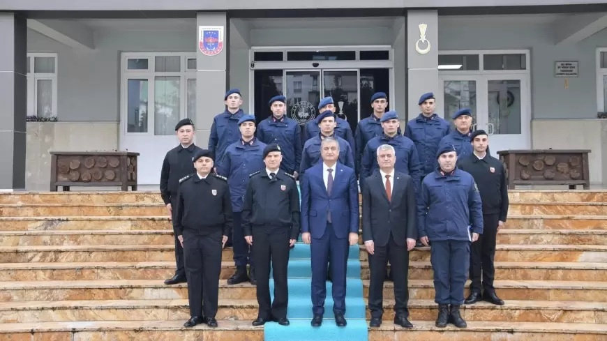 Vali Yavuz, Jandarma Ekiplerine Yeni Yıl Ziyareti Yaptı