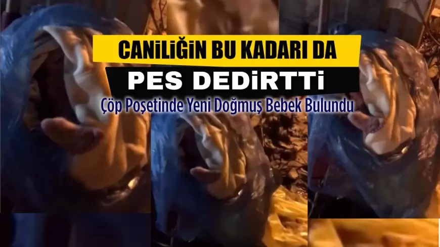 Caniliğin Bu Kadarı: Çöp Poşetinde Bebek Bulundu