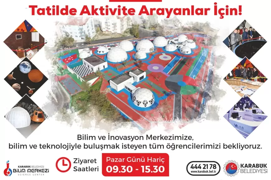 Tatilde Aktivite Arayanların Adresi: Bilim ve İnovasyon Merkezi