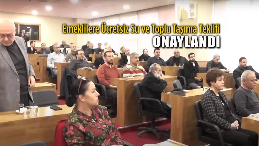 Emeklilere Ücretsiz Su ve Toplu Taşıma Teklifi Karabük Belediye Meclisinde Onaylandı