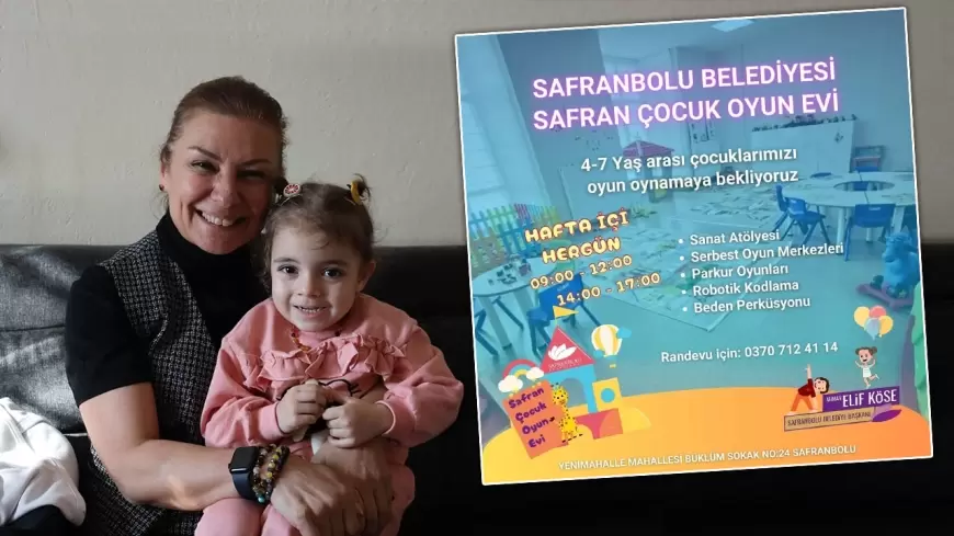 Safranbolu Belediye Başkanı Elif Köse’den Çocuklara Oyun Evi Daveti