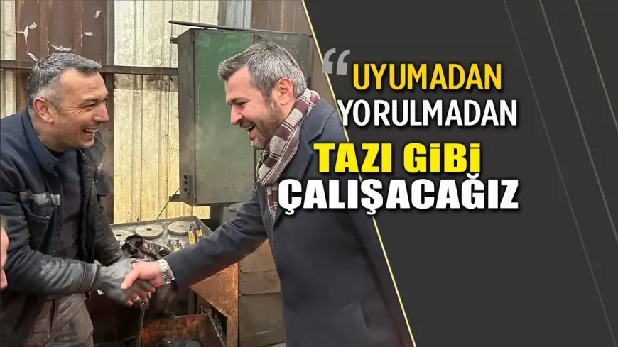 AK Parti Karabük Belediye Başkan Adayı Özkan Çetinkaya: "Uyumadan, Yorulmadan Tazı Gibi Çalışacağız"