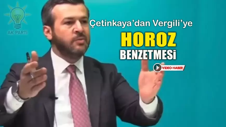 Çetinkaya’dan Vergili’ye Sert Eleştiri: Bazı Horozlar Kendi Öttüğü İçin Güneşin Doğduğunu Sanıyor!