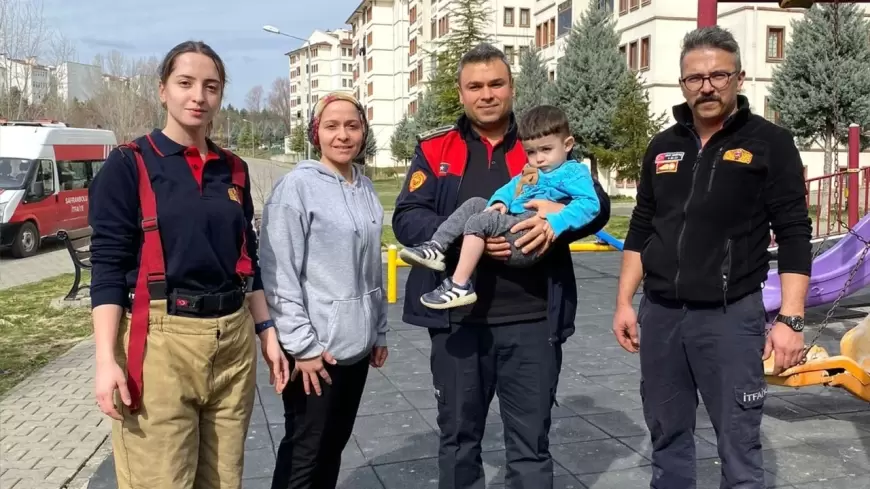 Safranbolu’da Minik Ö.T’nin Bacağı Spor Aletine Sıkıştı