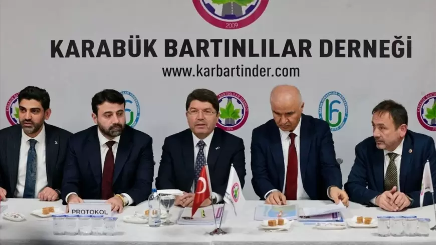 Adalet Bakanı Tunç, Bartın-Karabük Bölünmüş Yolunu Müjdeledi