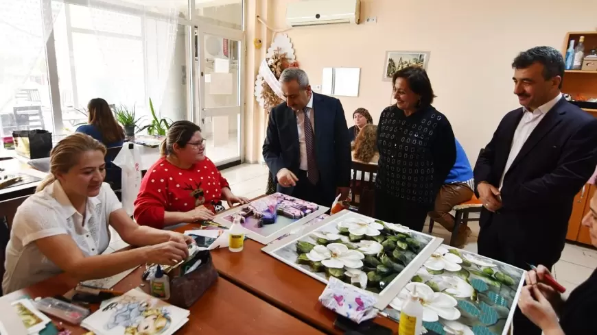 Karabük’te Halk Eğitimi Merkezi Kurslarına Ziyaret