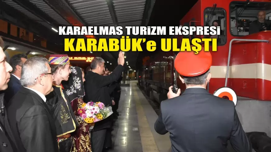 Info Seferine Başlayan Karaelmas Turizm Ekspresi Karabük'e ulaştı