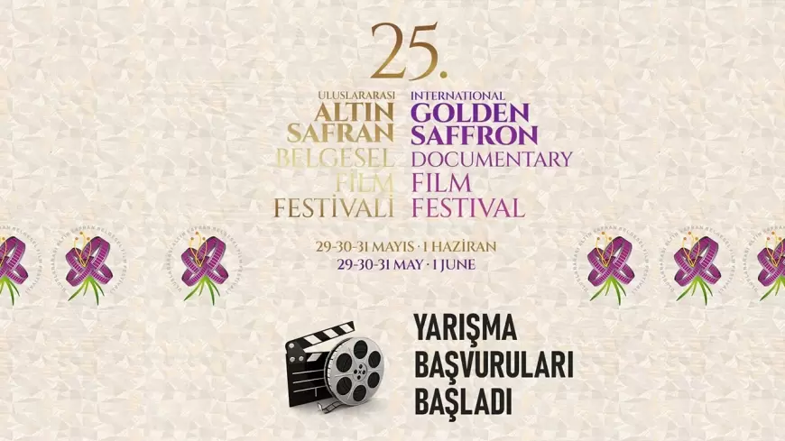 25. ULUSLARARASI ALTIN SAFRAN BELGESEL FİLM FESTİVALİ'NE BAŞVURULAR BAŞLADI