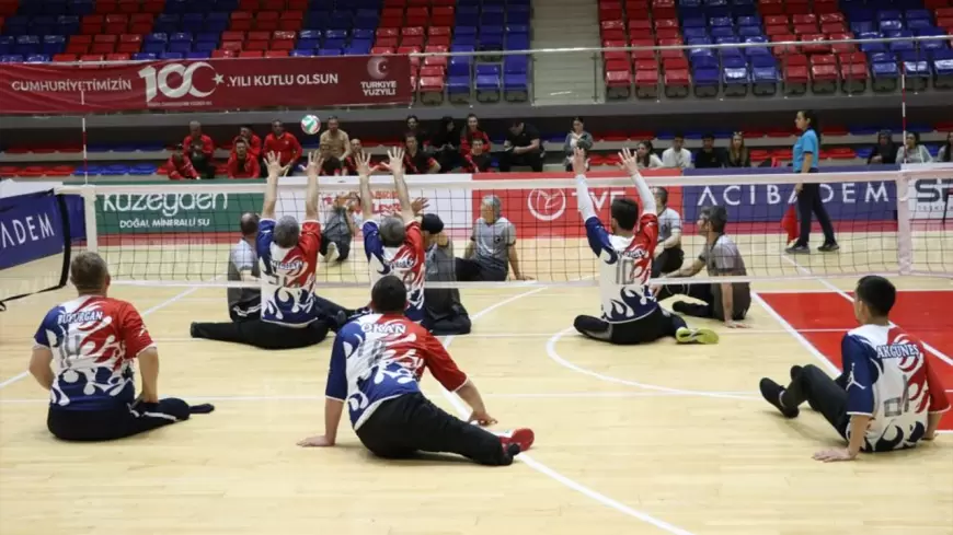 KARABÜK'TE OTURARAK VOLEYBOL 1. LİG MÜSABAKALARI BAŞLADI