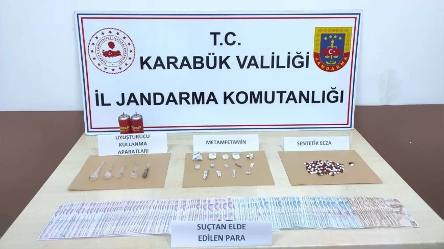 KARABÜK'TE UYUŞTURUCU OPERASYONUNDA 2 KİŞİ GÖZALTINA ALINDI