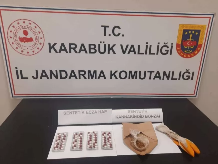 KARABÜK'TE UYUŞTURUCU OPERASYONUNDA 1 KİŞİ GÖZALTINA ALINDI