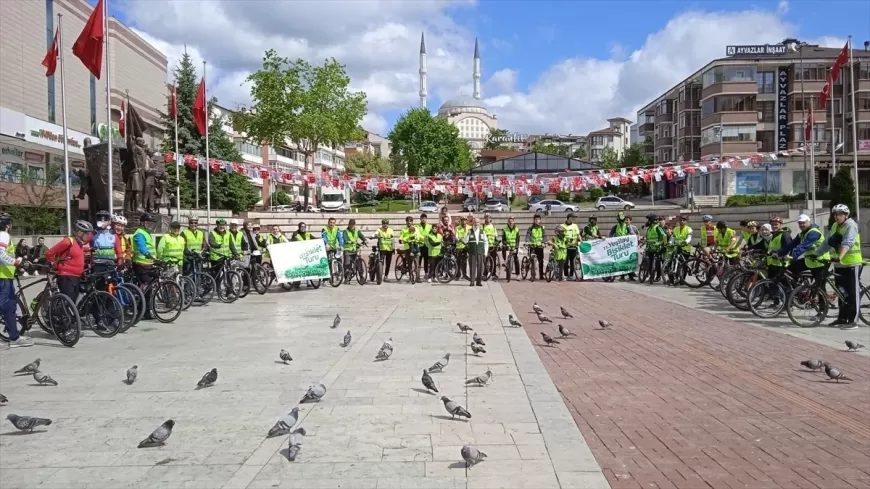 KARABÜK'TE 11. YEŞİLAY BİSİKLET TURU DÜZENLENDİ