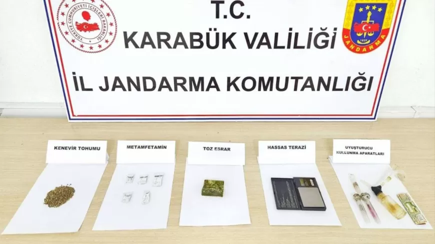 KARABÜK ESKİPAZAR'DA JANDARMANIN UYUŞTURUCU OPERASYONU: BİR ŞÜPHELİ SERBEST BIRAKILDI