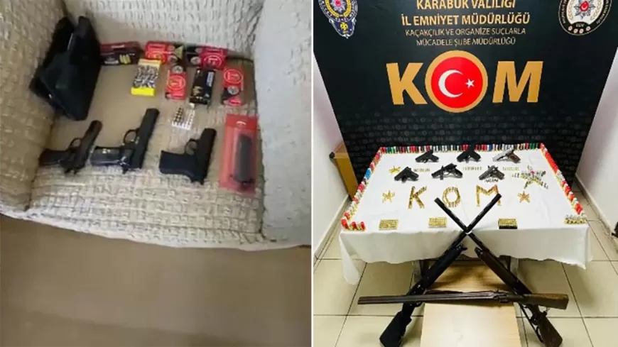 KARABÜK'TE SİLAH KAÇAKÇILIĞI OPERASYONU: 2 KİŞİ TUTUKLANDI