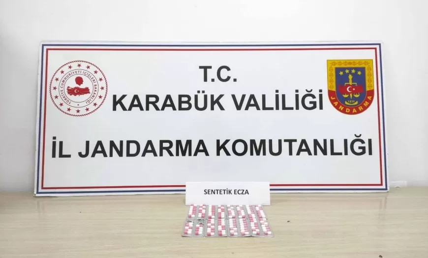 KARABÜK'TE 107 UYUŞTURUCU HAP ELE GEÇİRİLDİ