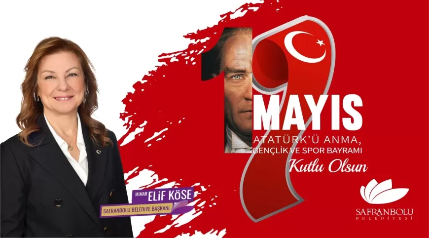 BAŞKAN ELİF KÖSE'DEN 19 MAYIS MESAJI GENÇLİĞİN VE SPORUN ÖNEMİNE VURGU