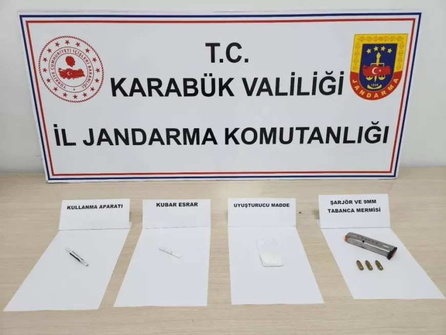 KARABÜK'TE UYUŞTURUCU OPERASYONU: 2 KİŞİ GÖZALTINDA